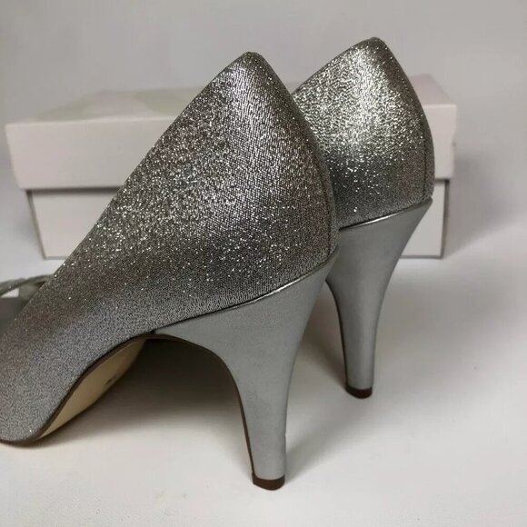 Style Co Monaee Pumps Silver 9.5M - Picture 4 of 6